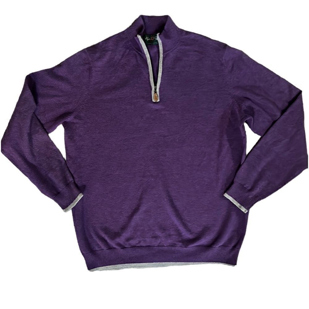 Alan Paine 🇬🇧 Men’s Quarter Zip Luxury Sweater!